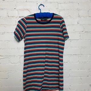 Obey Stripped T-Shirt Dress
